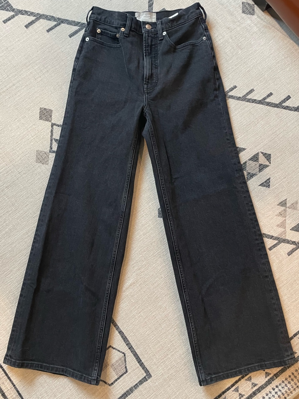Everlane The Way-High Sailor Jean Washed Black 25L - Picture 2 of 8